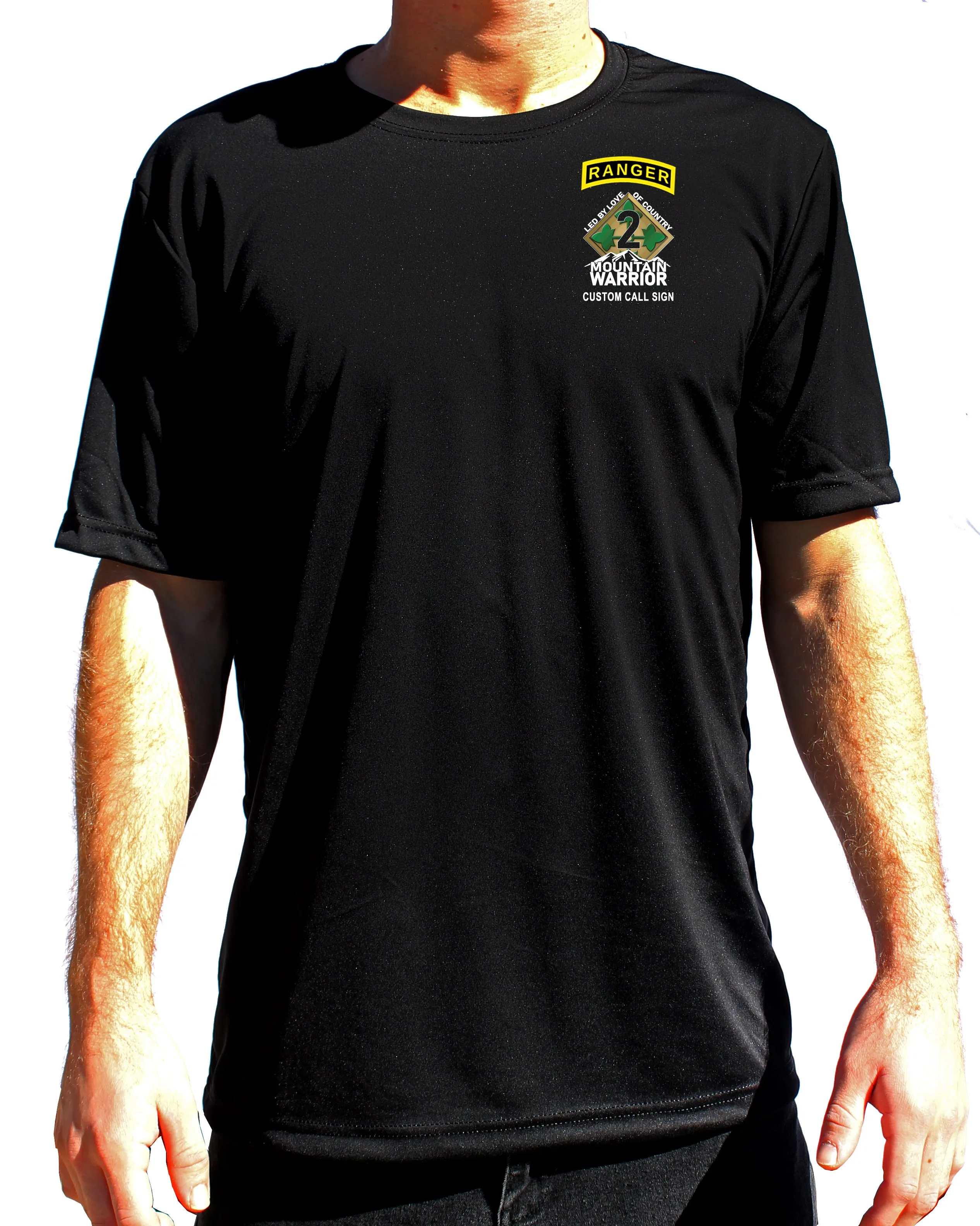 1000# Club Black Athletic T-Shirt. This shirt IS Approved for PT