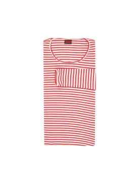 101 Teen NPS Stripes, Ecru/Red