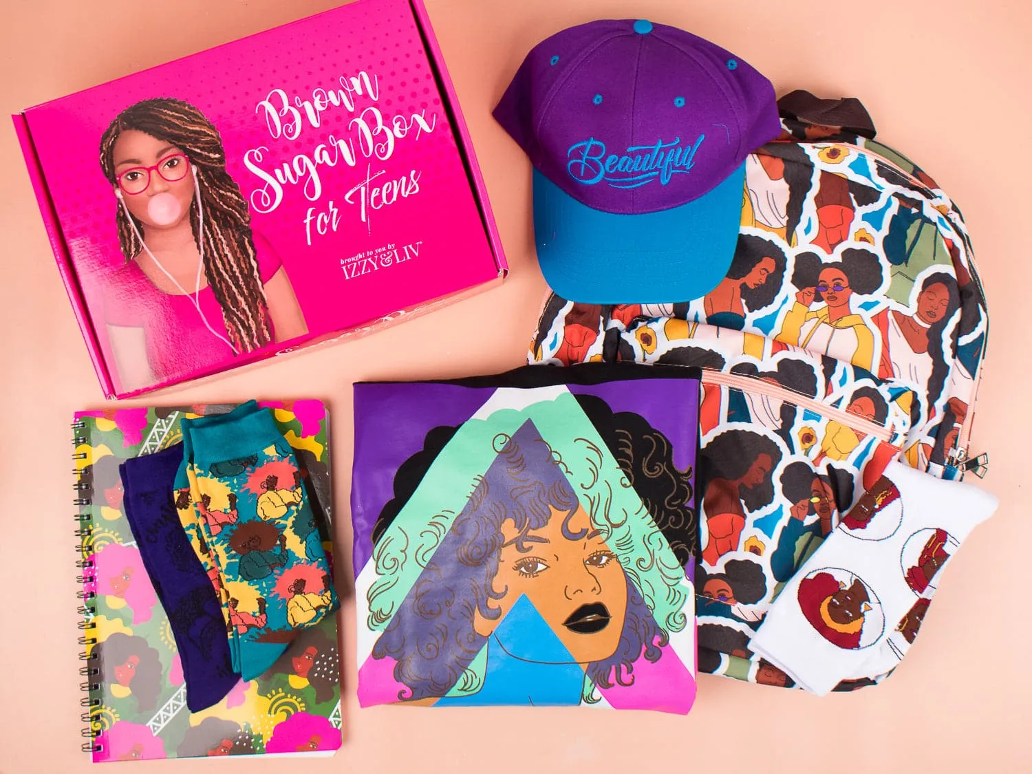 3 Boxes (Half-Year) Gift Subscription - Teen Girls Edition Brown Sugar Box (Ships Every Other Month)