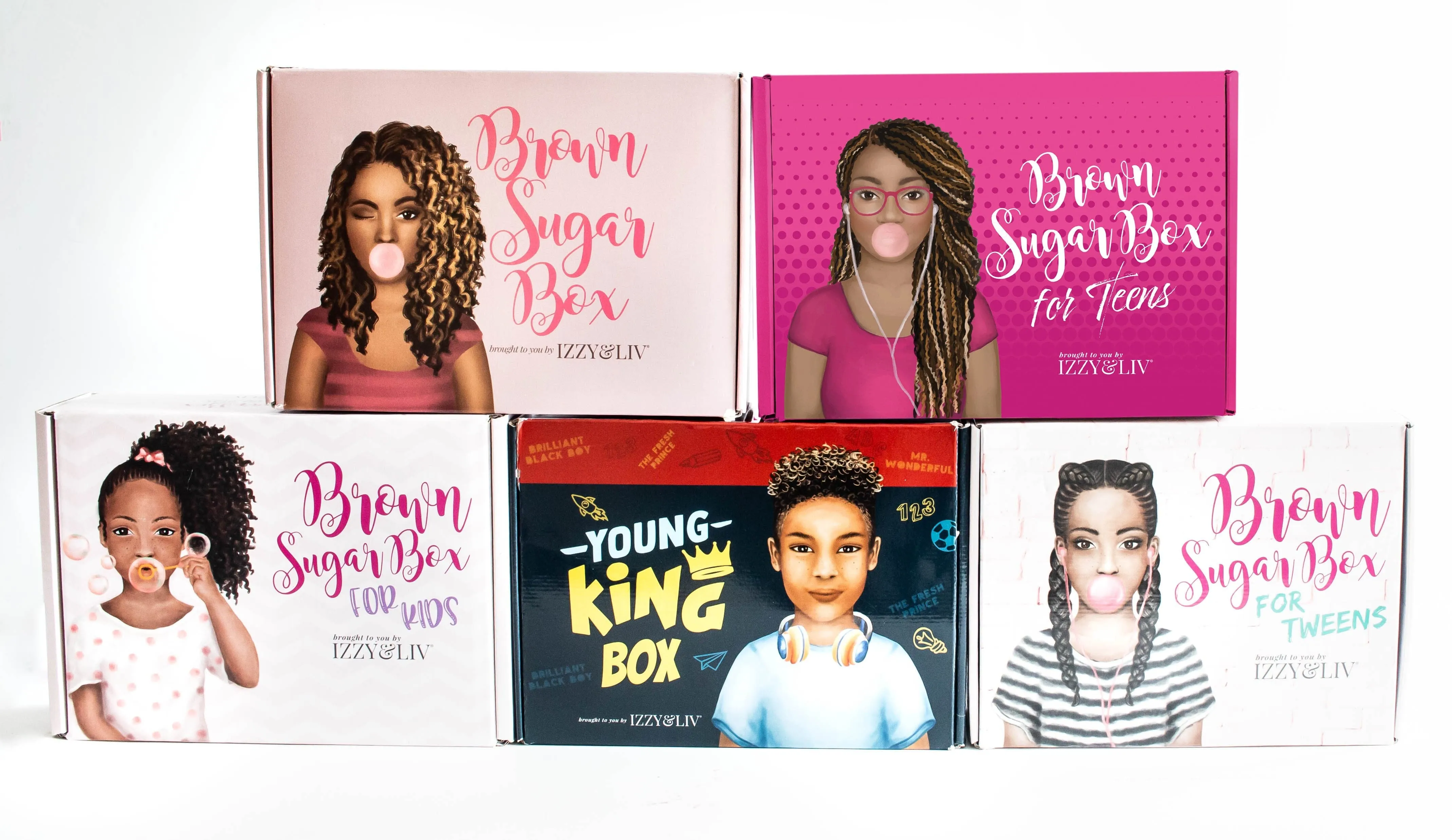 3 Boxes (Half-Year) Gift Subscription - Teen Girls Edition Brown Sugar Box (Ships Every Other Month)