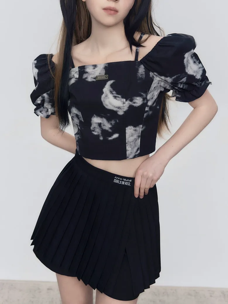 Anti-wrinkle Detachable Skirt Pants