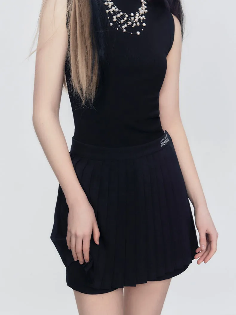 Anti-wrinkle Detachable Skirt Pants