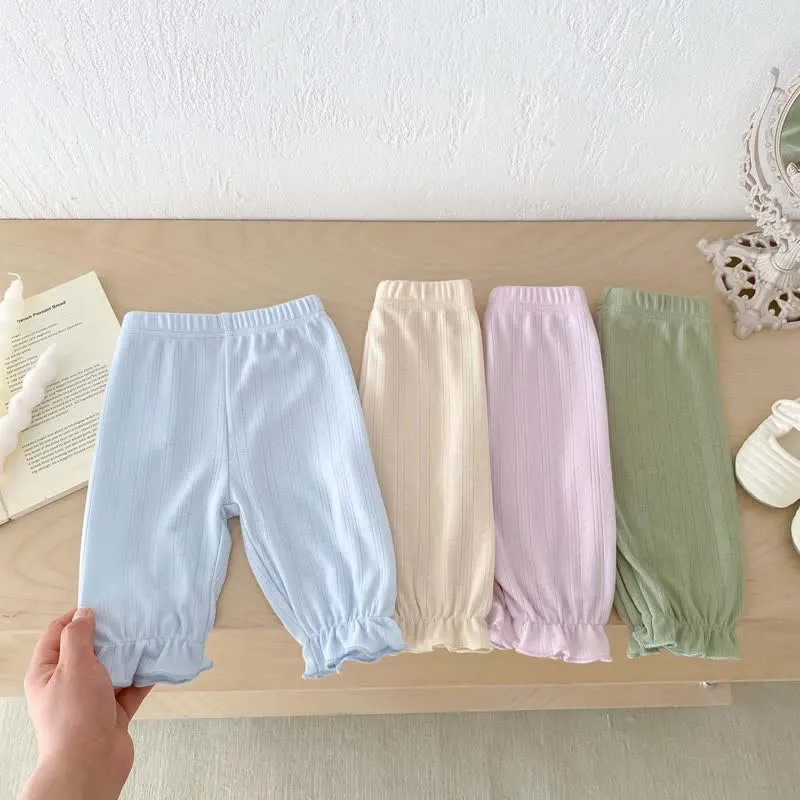 Baby Anti-mosquito Solid Color Pants