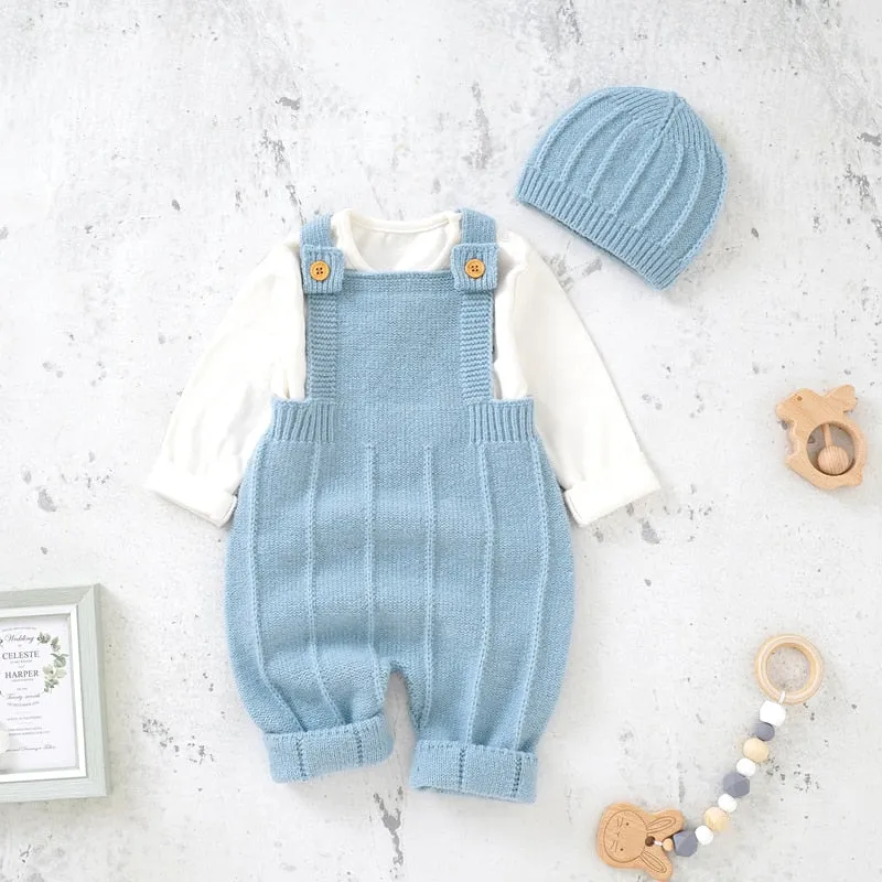 Baby Boys Girls Rompers Hats Clothes