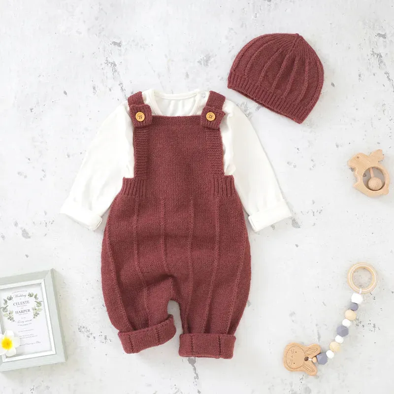 Baby Boys Girls Rompers Hats Clothes