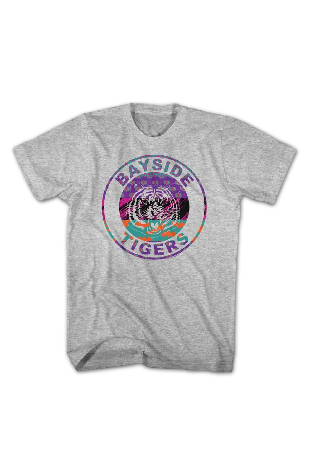 Bayside Tigers Retro Patterns Saved By The Bell T-Shirt