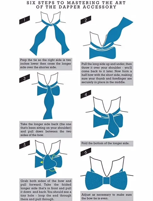 Black Silk Self-tie Evening Bow Tie - "The Classic"