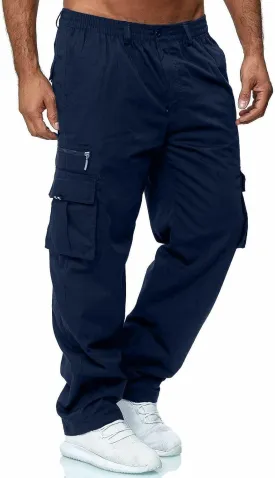 Cargo Pants for Men Stretch Work Pants Multi Pockets Durable Tactical Pant Slim Fit Casual Pants Outdoor Hiking Pants
