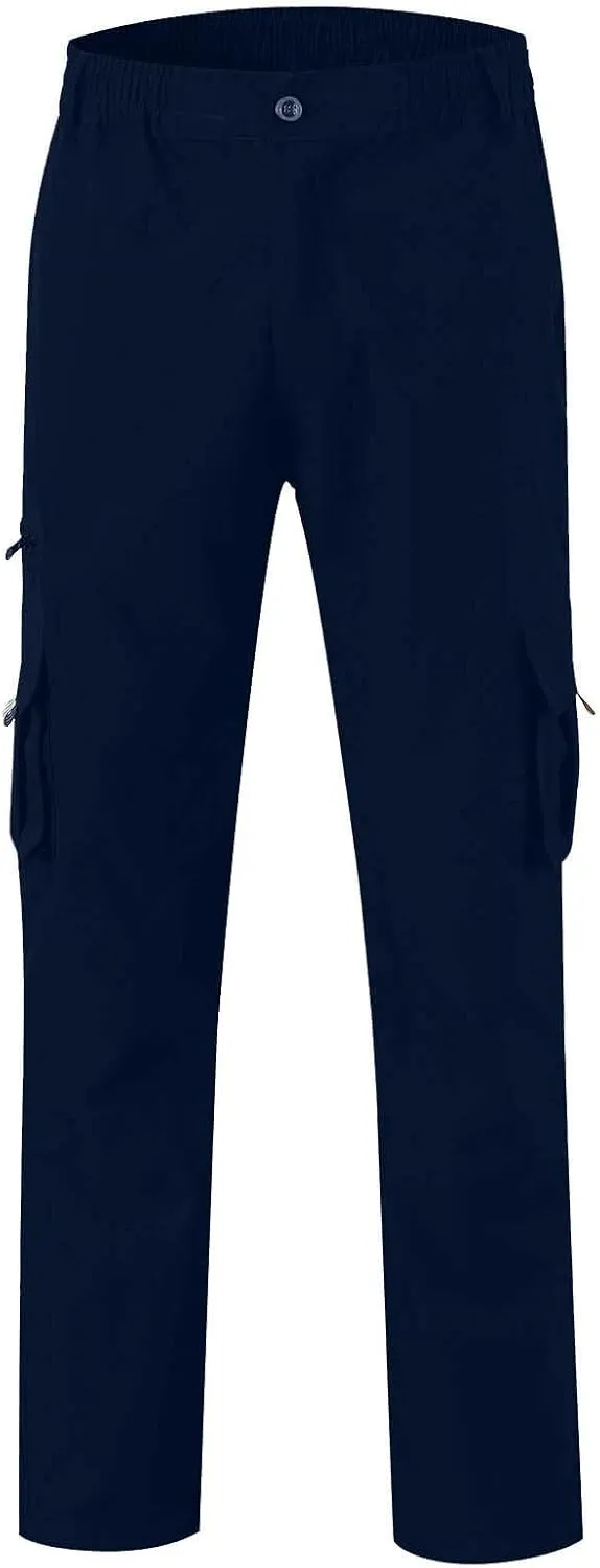 Cargo Pants for Men Stretch Work Pants Multi Pockets Durable Tactical Pant Slim Fit Casual Pants Outdoor Hiking Pants