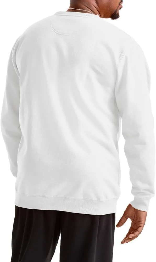 Champion Men's Sweatshirt, Powerblend, Fleece Midweight Crewneck Sweatshirt (Reg. Or Big & Tall)