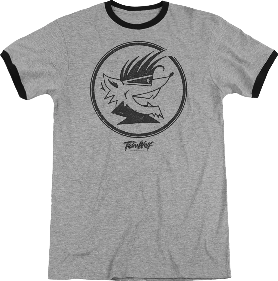 Circle Logo Teen Wolf Ringer Shirt