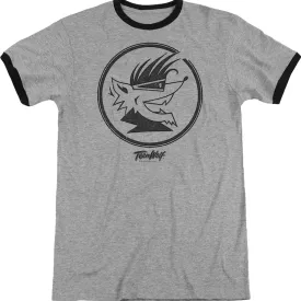 Circle Logo Teen Wolf Ringer Shirt