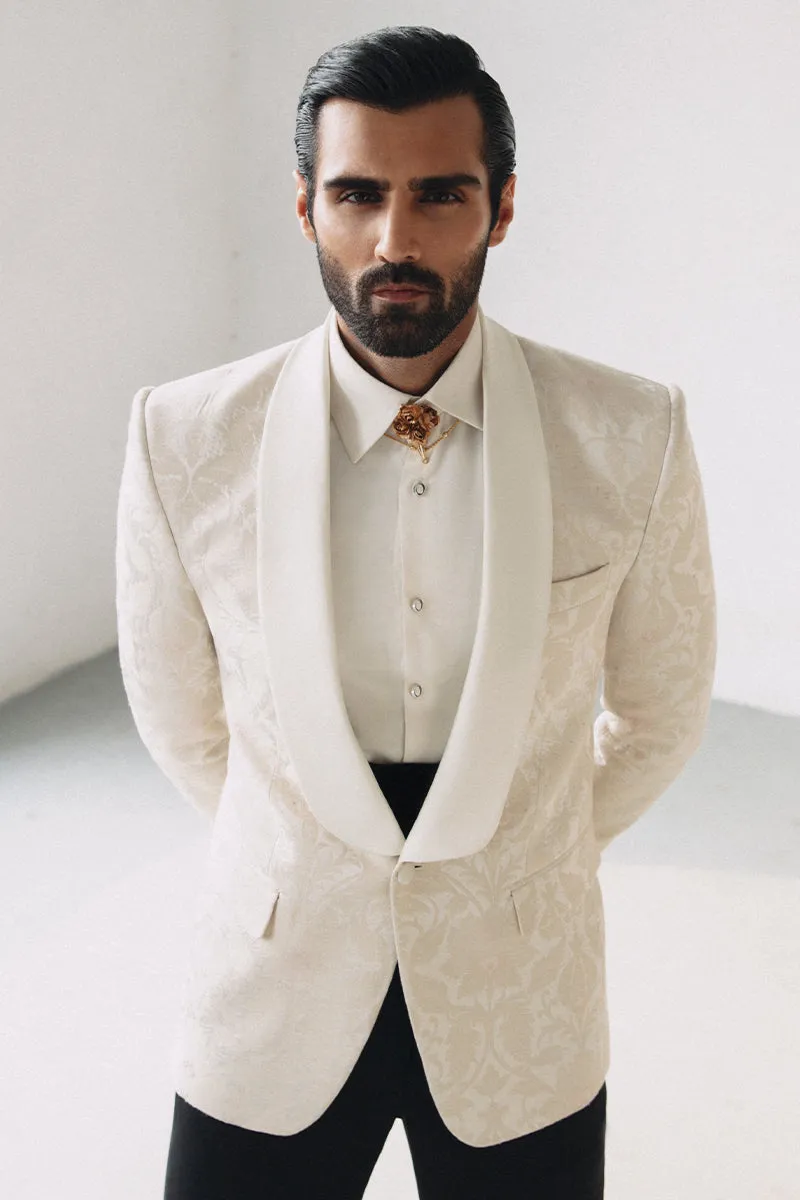 'CIRO' JACQUARD TUXEDO SUIT