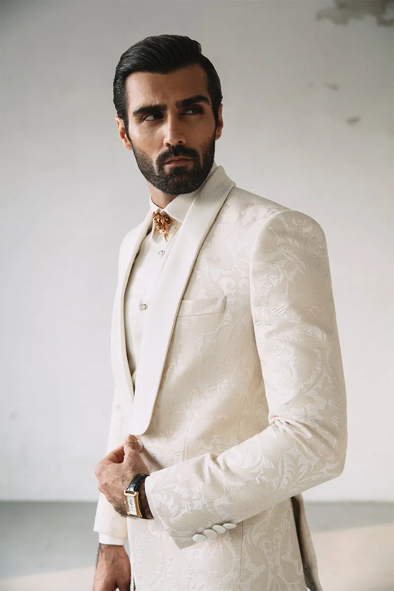 'CIRO' JACQUARD TUXEDO SUIT