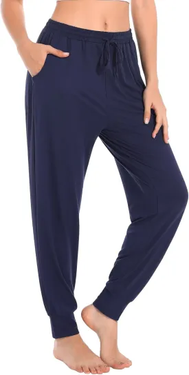 Envlon Womens Yoga Sweatpants Loose Lightweight Workout Joggers Pants Drawstring Comfy Casual Lounge Pants with Pockets