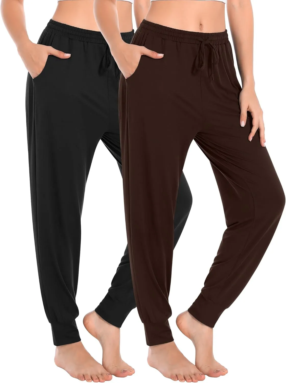 Envlon Womens Yoga Sweatpants Loose Lightweight Workout Joggers Pants Drawstring Comfy Casual Lounge Pants with Pockets