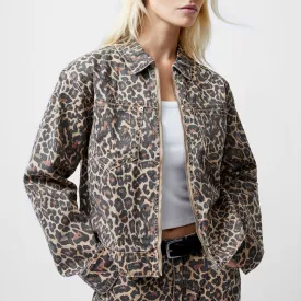 French Connection Charlie Printed Denim Jacket