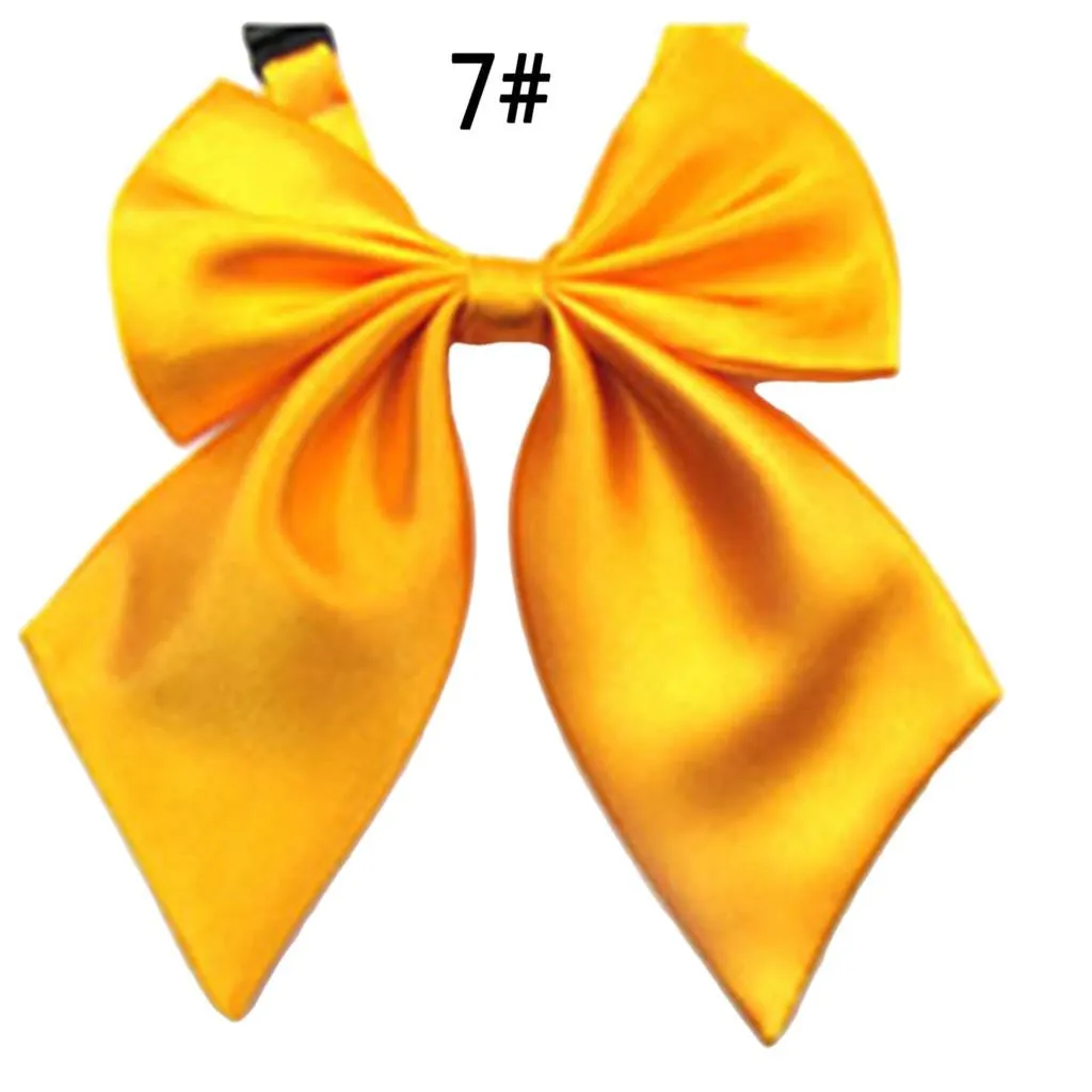 Hot Sale Formal Commercial Bow Tie Butterfly Cravat Silk Bowtie Solid Color Marriage Bow Ties For Women Formal Business