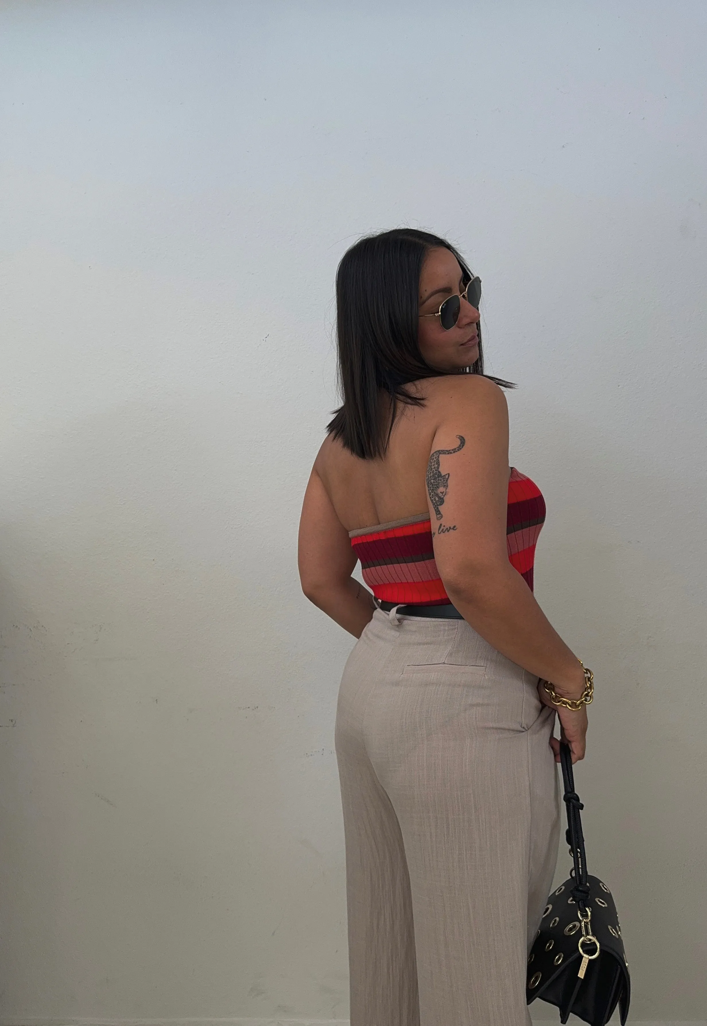 Khaki Gauze Pants
