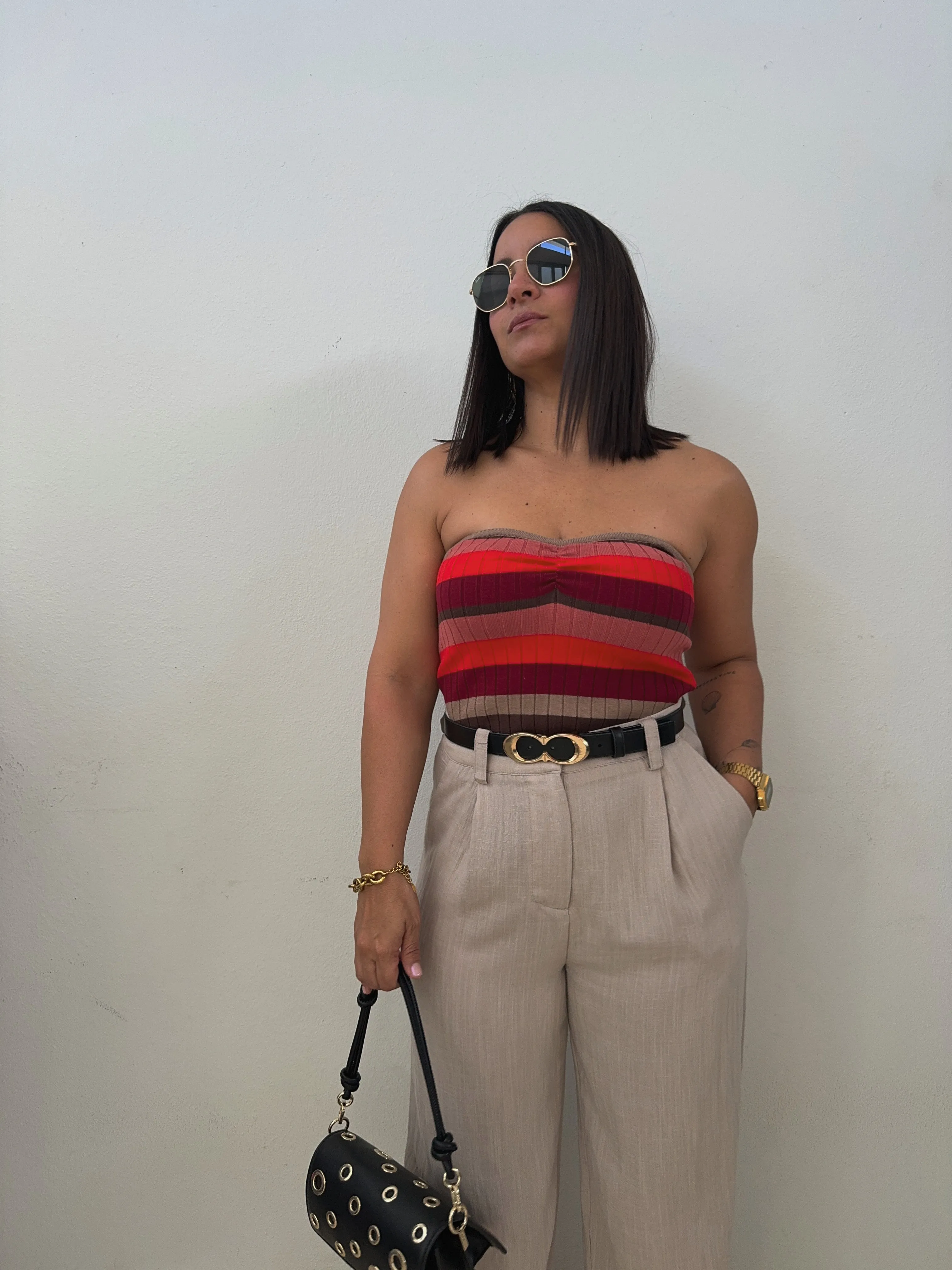 Khaki Gauze Pants