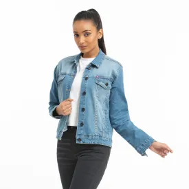 Ladies Denim jacket - Light Blue