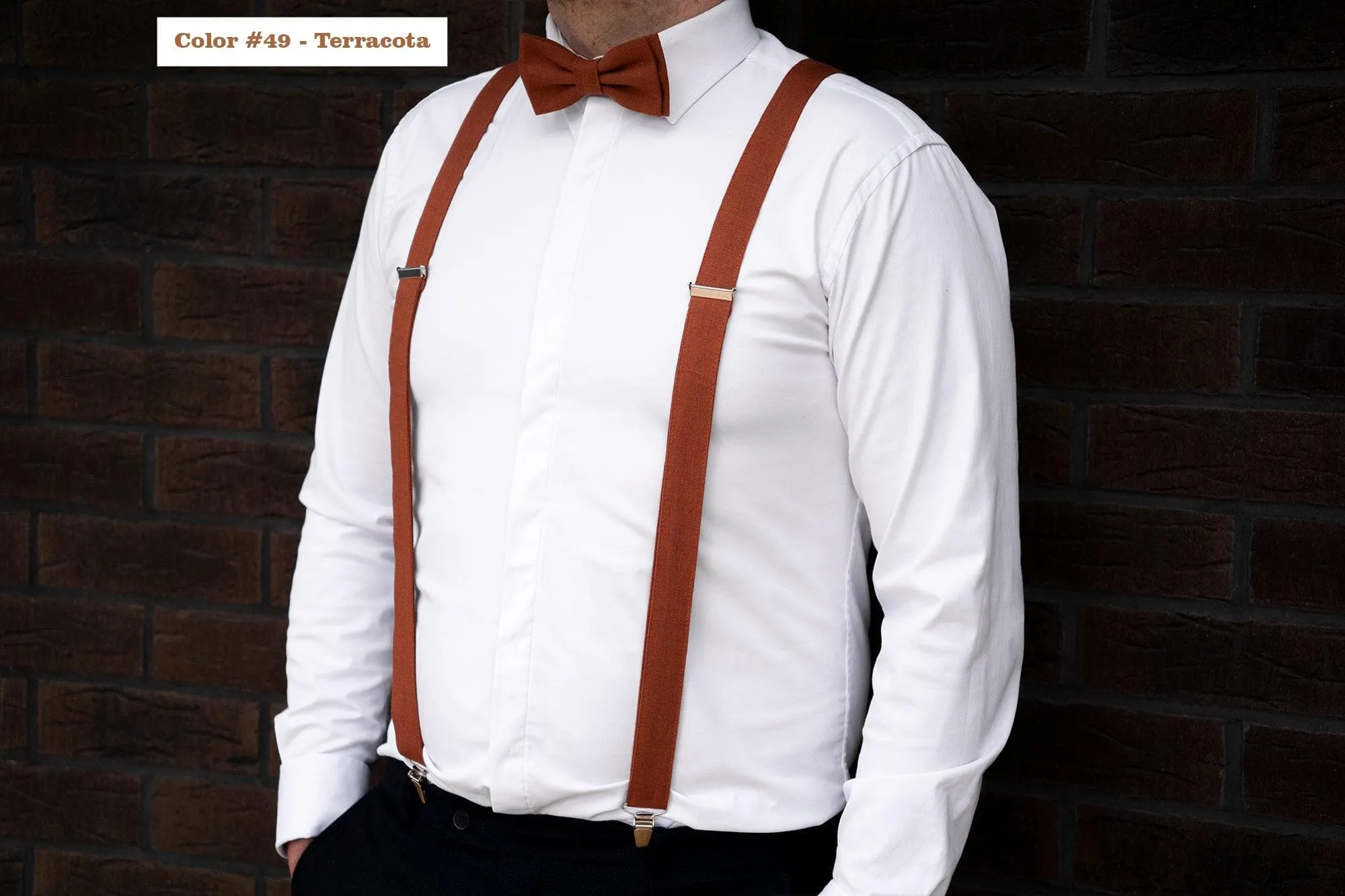 Linen Sage green bow tie