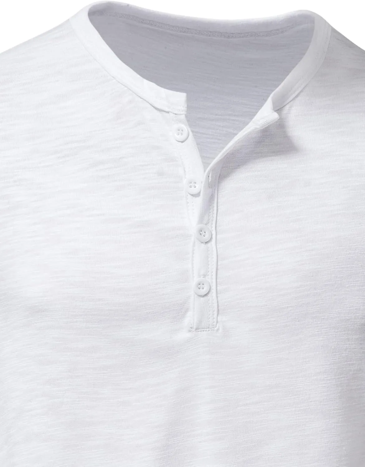 Men's Short Sleeve Henley Shirt Casual Stretchy Slim Fit T Shirt