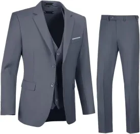 Men's Suits Tuxedo Suit Outfits for Men 3 Pieces Mens Wedding Business Formal Suit Set Jacket Vest Pants
