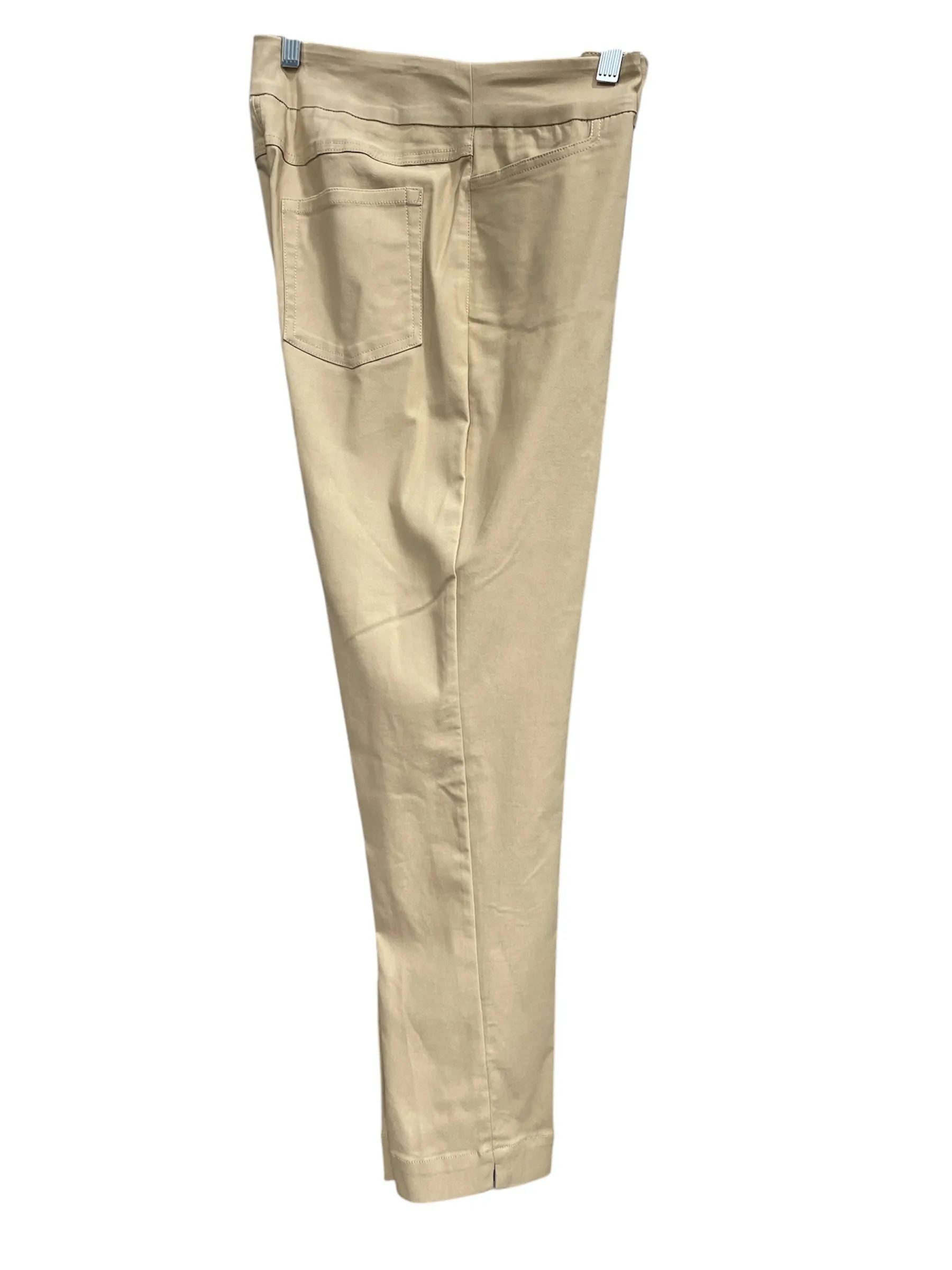 Multiples Pull On Ankle Pant Khaki
