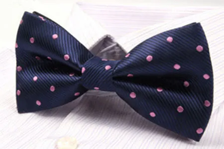 NEW Active Solid Dot Geometric Bow Tie One Size Noeud Papillon Boys and Girls Polyester Cravat Bowties Female Neckwear Hot