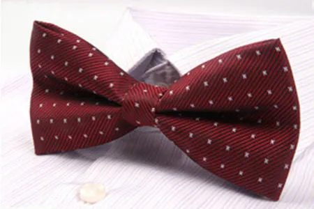 NEW Active Solid Dot Geometric Bow Tie One Size Noeud Papillon Boys and Girls Polyester Cravat Bowties Female Neckwear Hot