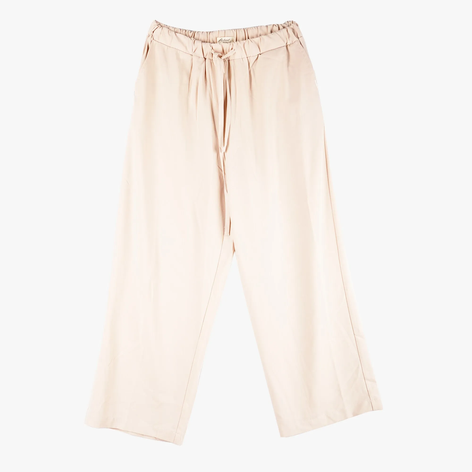 Petrol Ladies Basic Non-Denim Drawstring Pants Mid-Rise Rinse Wash Fabric 156737 (Khaki)