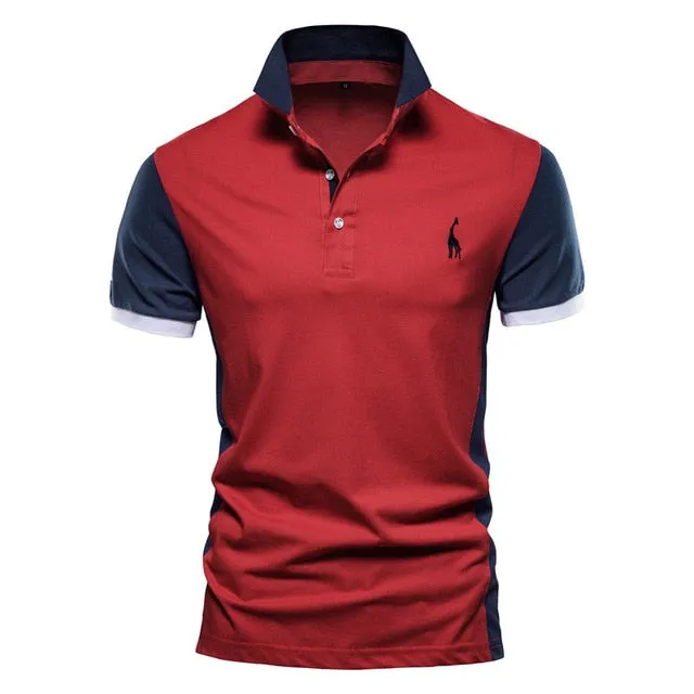 Polo Men's Shirt With Giraffe Logo
