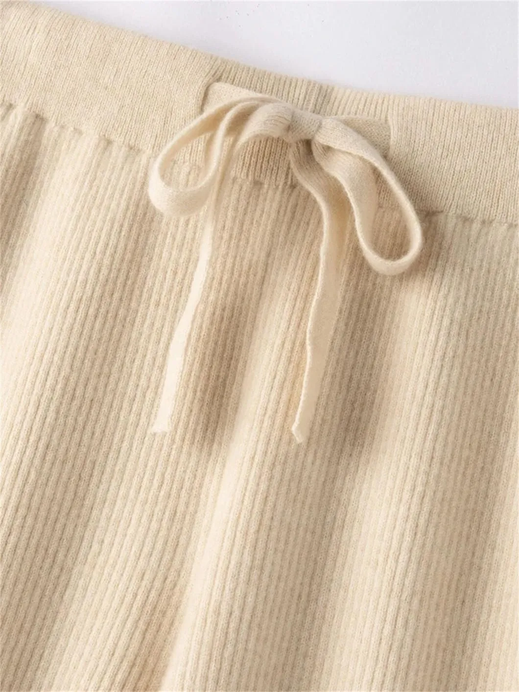 Rfmfkkg Womens Wool Knitted Pants Loose Wide Leg Pants Floor Length Trousers Soft Casual Wool Pants