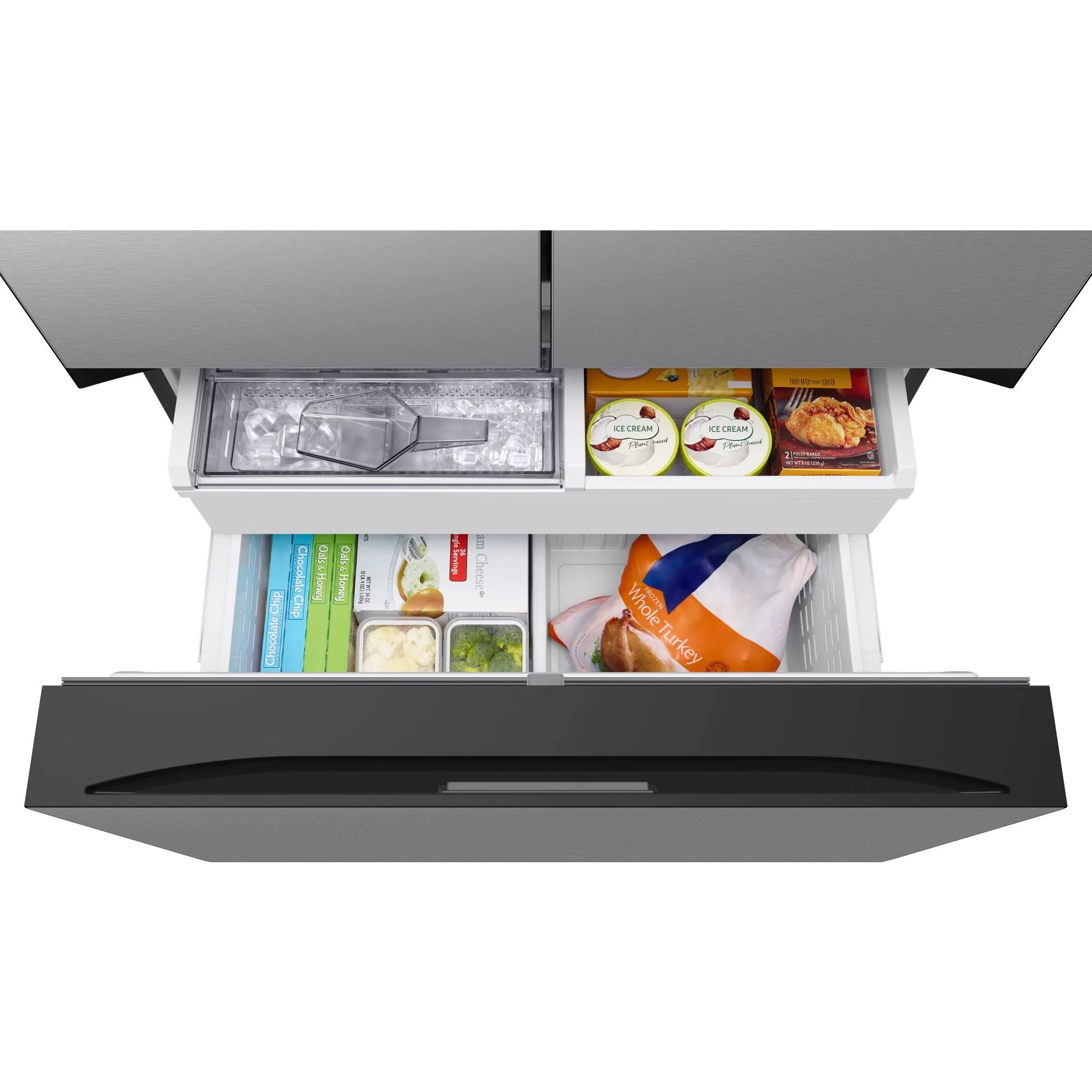 Samsung Bespoke Counter Depth Fridge (RF24BB6200QL) - SmudgeProof Stainless Steel