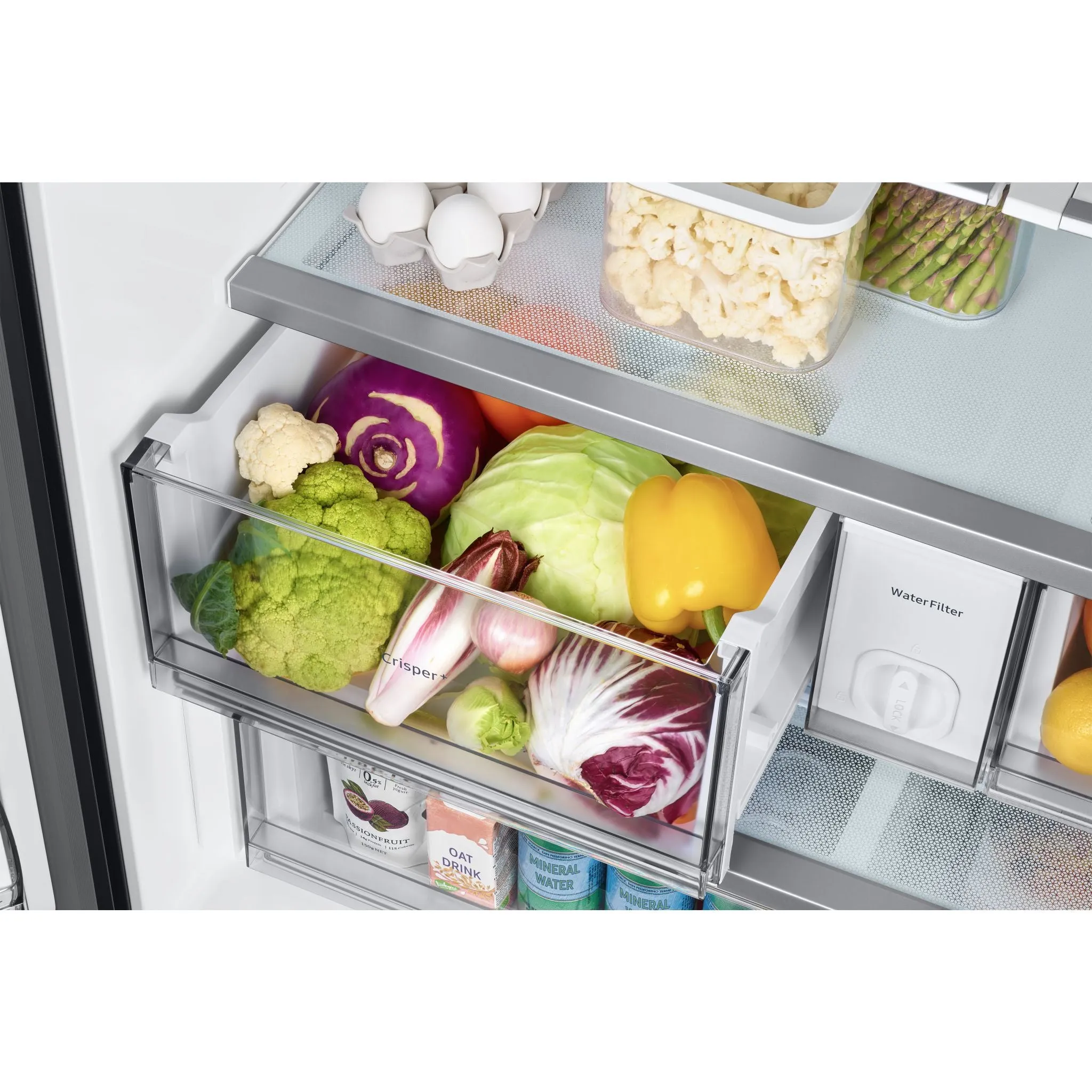 Samsung Bespoke Counter Depth Fridge (RF24BB6200QL) - SmudgeProof Stainless Steel
