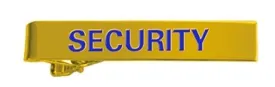 Security Tie Bar, Enameled, 2x5/16"