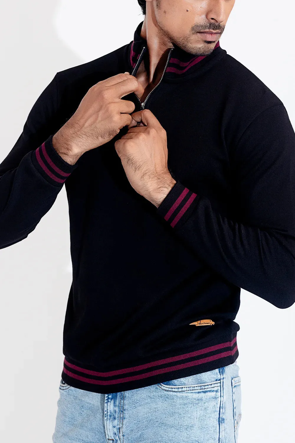 Short Zipper Sweatshirt