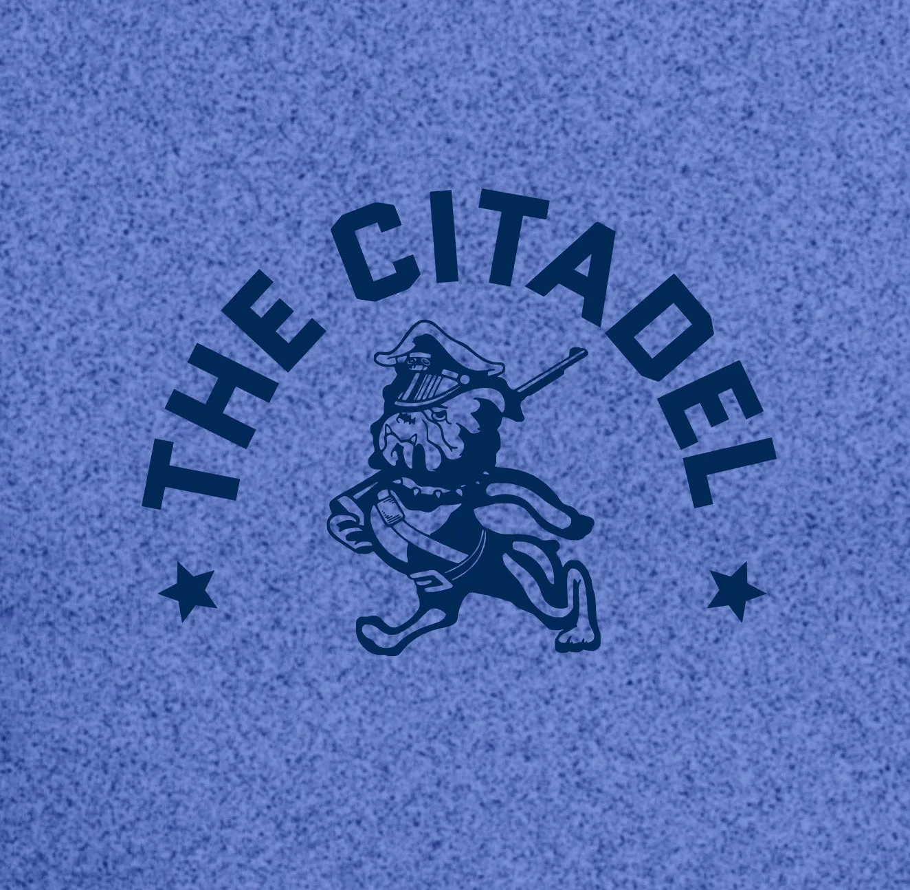 The Citadel, Marching Bulldog and Stars Ringer Teen Shirt