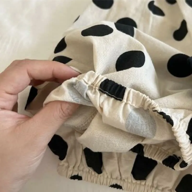 Toddler Anti-mosquito Dots Loose Simple Pants