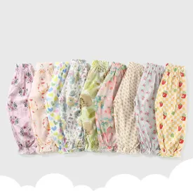 Toddler Anti-mosquito Flower Jogger Pants