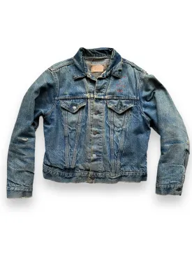 Vintage Levi's Big E Type III Blanket Lined Trucker w/ Butterfly Embroidery SZ 42 | Vintage Denim Workwear Seattle | Seattle Vintage Denim