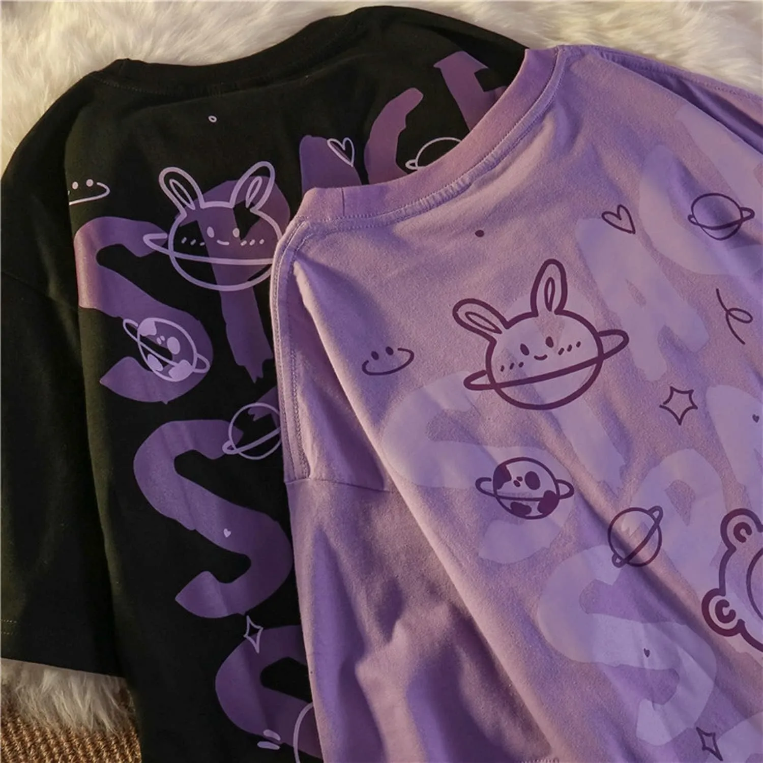 Women Goth T Shirt Y2K Harajuku Graphic Tops Cotton Anime Clothes