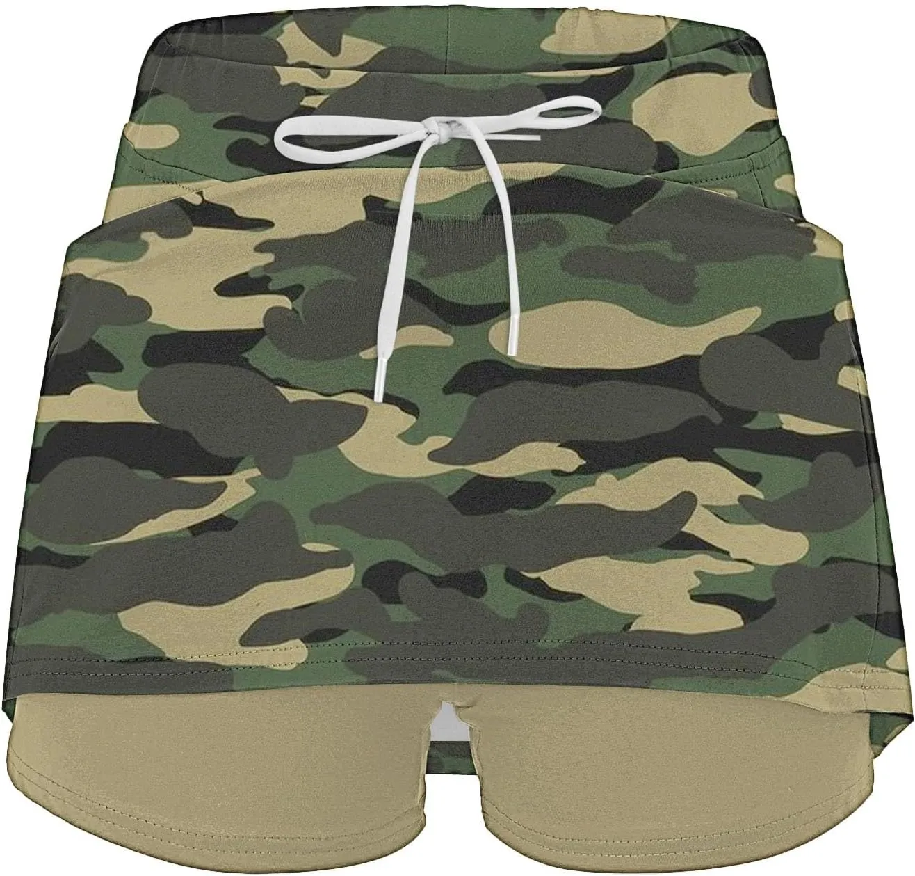 Womens Activewear Pleated Tennis Skirts Fade Pattern Printed Culottes Skinny Mid Waisted Workout Summer Fashion Skirt