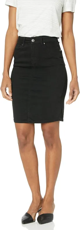 Women's Stretch Denim Mini Jean Skirts Basic Five Pocket