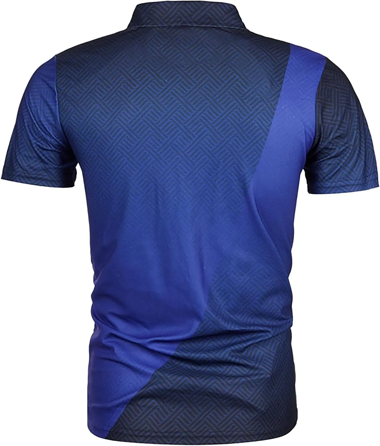 Ymosrh Men's Polo Shirts Short Sleeve Graphic Golf Shirts Casual Button Down T Shirt Business Casual Shirts, M-5XL