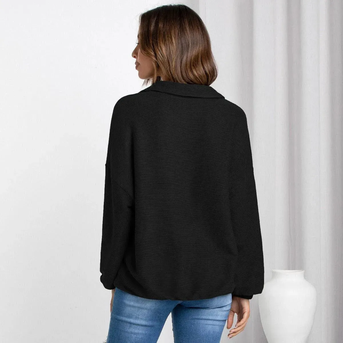 Zipper Up Sweatshirt